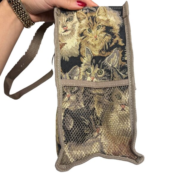 Cat Tapestry Shopping Bag – SIGNARE - Picture 3 of 13